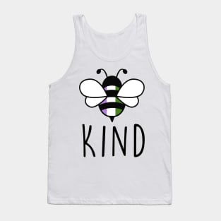 Be Kind Genderqueer Bee Gay Pride LGBT Rainbow Tank Top